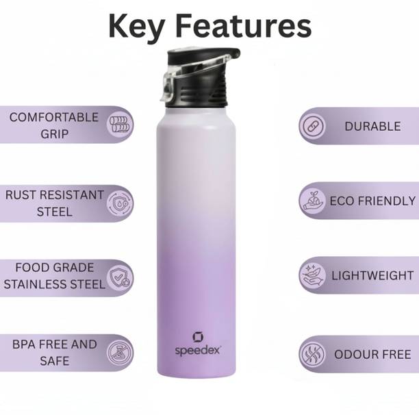 SPEEDEX Water Bottle 1 Ltr for Men, Women, Kids, Adults, School 1000 ml