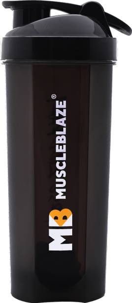 MUSCLEBLAZE 100% Leakproof, BPA-Free Blender Bottle for Protein and Water 650 ml Plastic Shaker