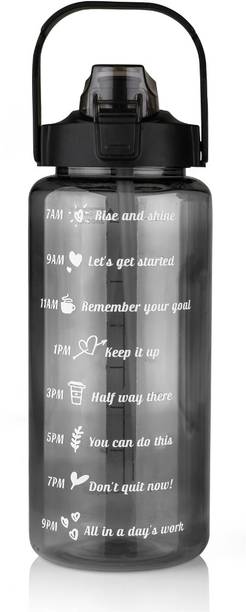 VENSWISE MOTIVATIONAL JUMBO 2OOOML WATER BOTTLE 2000 ml PET, Plastic Bottle