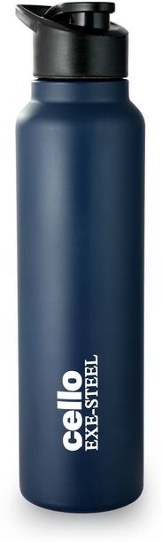 cello Crysta Flip Single Walled Stainless Steel Flask | Leak Proof & BPA Free | 1000 ml