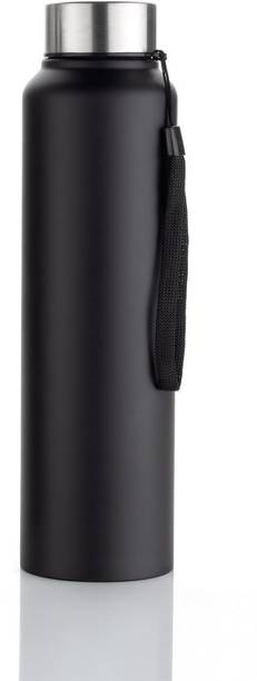 ELINOR AMAZING SINGLE WALL STAINLESS STEEL BOTTLE IN BLACK COLOR FOR KIDS AND ADULTS 1000 ml