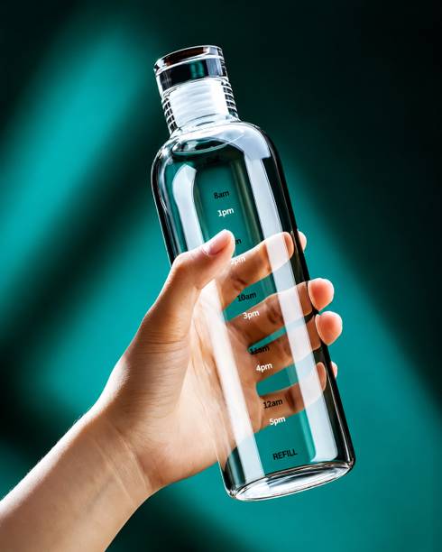 MinzAy BOROSILICATE GLASS WATER BOTTLE 500ML 500 ml Glass Bottle