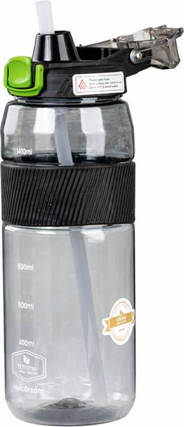 kitchkart BPA Free ,Leak Proof & Flip top Locking Lid ,Gym,Sports & Travel 1600 ml Plastic Bottle