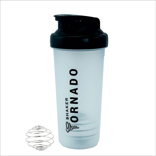 Trueware Tornado Gym Shaker With Steel Blender Ball | Plastic | 700 ML 700 ml Bottle