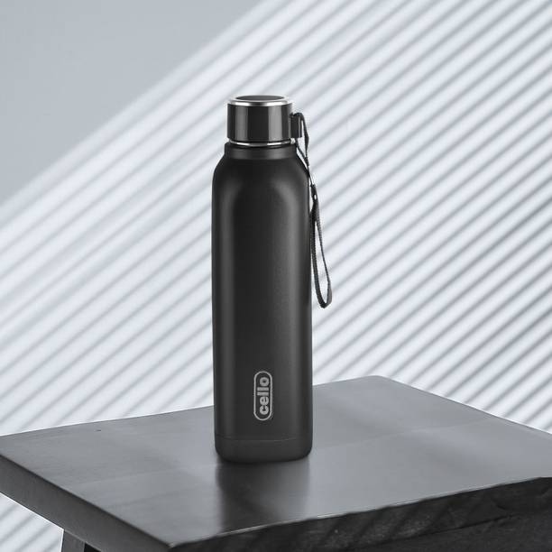 cello Puro Steel-X Royce 900 | PU Insulation | Leak Proof | Wide Mouth | 650 ml
