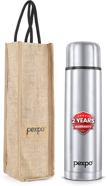 pexpo Flamingo 1000, Hot & Cold ISI Certified Insulated Thermosteel Water Bottle 1000 ml