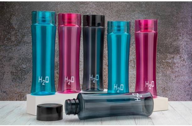 NARV 1L Durable Water Bottle Set 6pcs Leakproof Screw Cap BPA Free Fitness 1000 ml Plastic Bottle