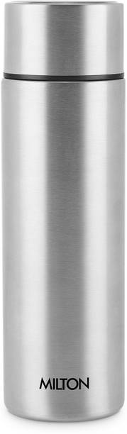 MILTON Glide 1000 Stainless Steel Single Walled Water Bottle, Silver, Leakproof 1000 ml