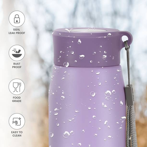 MILTON Handy 650 Stainless Steel Water Bottle, Purple 690 ml Bottle