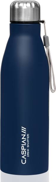 CASPIAN /// Stainless Steel Water Bottle for Fridge School Gym Sports Home Office Boys Girls 1000 ml Bottle