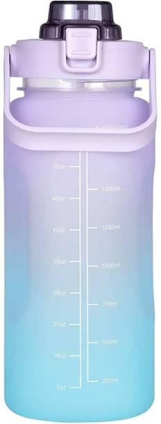 SeaRegal Silicon Water Bottle With Time Marker 2000 ml