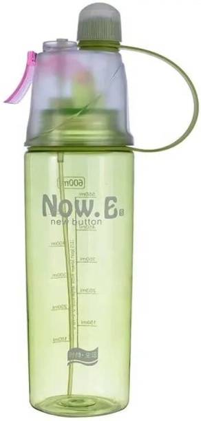 ModishOmbre Newest Design 2 in 1 Drinking & Refreshment Spray Water Bottle For Outdoor 600 ml Spray Bottle