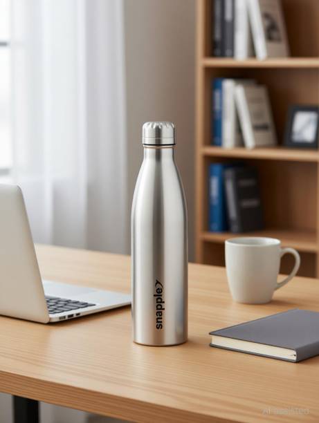 Snapple Hydro Plus Stainless Steel Water Bottle Single Wall ISI Certified 1000 ml Steel Bottle