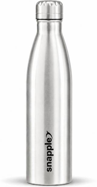 Snapple Hydro Plus Stainless Steel Water Bottle Single Wall ISI Certified 1000 ml Stainless Steel Bottle