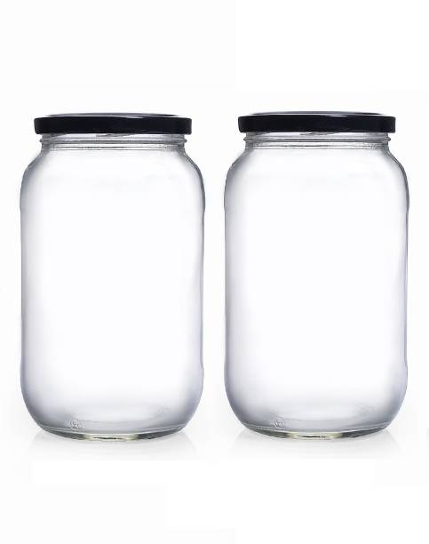 Troxer 1100ml-glass container set of 2 1100 ml Bottle