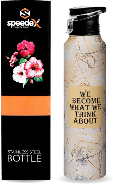 SPEEDEX Stainless Steel Water Bottle for fridge School Gym Yoga Home office Boys Girls 1000 ml Bottle