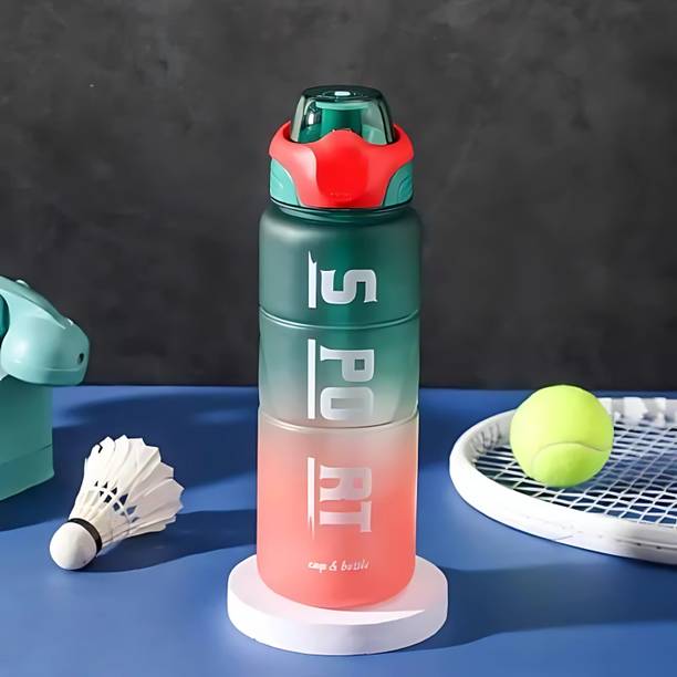 Virtuous Durable 1300ml Sports Water Bottle with Straw, Spill-Proof Cap & Leak-Proof 1300 ml Bottle
