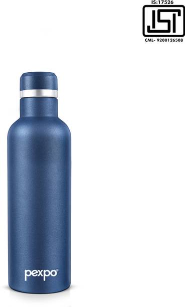 pexpo 24 Hrs Hot & Cold ISI Certified, Oreo Vacuum insulated Water Bottle 500 ml