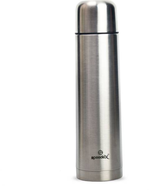 SPEEDEX ThermoFlask Water Bottle DoubleWall Vacuum Insulated Hot & Cold Water(Silver,1000) 1000 ml