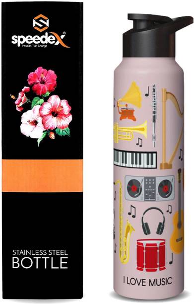 SPEEDEX Stainless Steel Water Bottle for fridge School Gym Yoga Home office Boys Girls 1000 ml Bottle