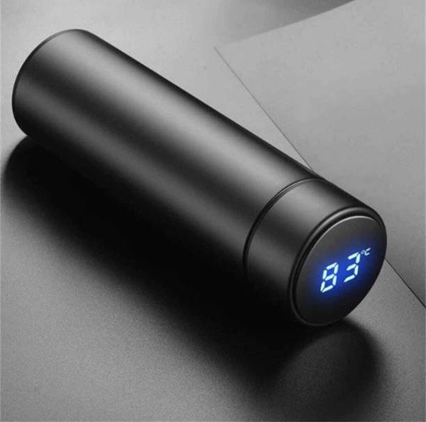 beyondfantasy LED Temperature Display Smart Water Bottle (Black) Stainless Steel 500 ML 500 ml Flask