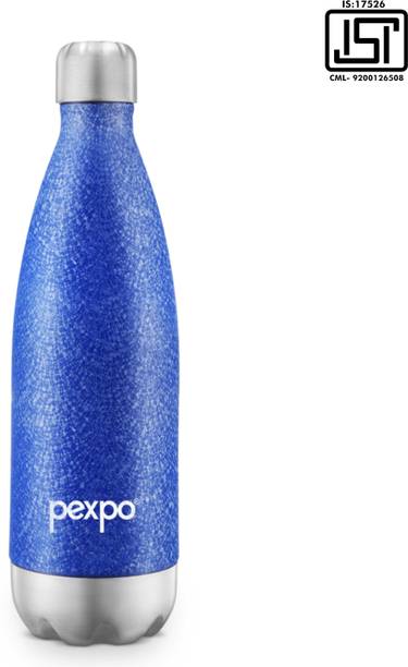pexpo 24 Hrs Hot and Cold ISI Certified , Electro Vacuum insulated Water Bottle 1000 ml