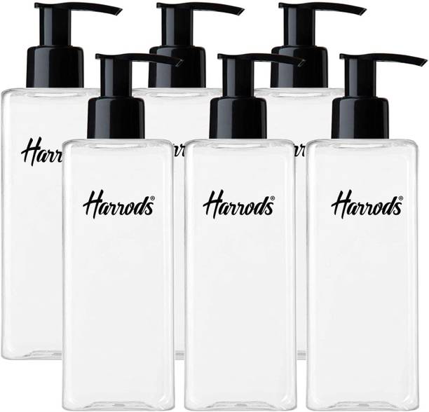 HARRODS Empty Square Pump Bottles - 250 ml Bottle
