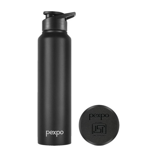 Go24 Sports and Hiking Water Bottle, Chromo-Xtreme 950 ml Stainless Steel Bottle