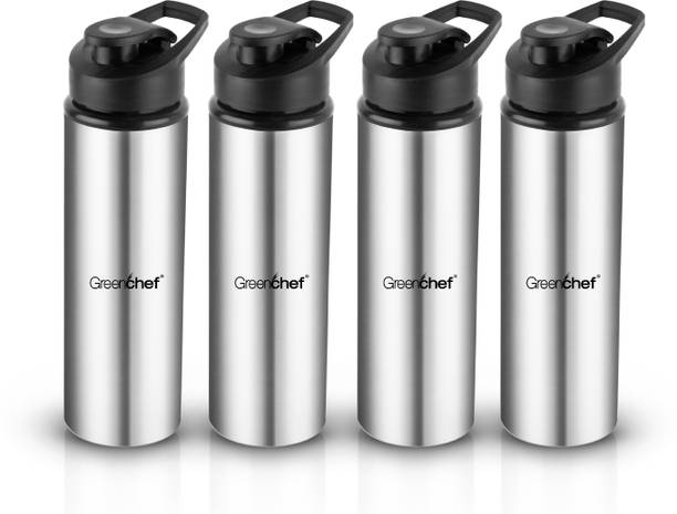 Greenchef Stainless Steel Quench Water bottle Pack of 4 900ML 900 ml