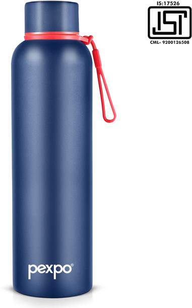 pexpo 1000 ml, 24 Hrs Hot & Cold ISI Certified, Bravo Vacuum insulated Water Bottle 1000 ml Flask