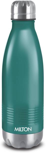 MILTON Duo DLX 1000 Thermosteel Water Bottle, ISI Certified, 24 Hr Hot and Cold 1000 ml Steel Flask