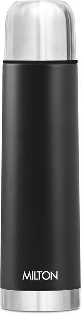 MILTON Eco-Flip 1000 Thermosteel Double Walled Vacuum Insulated Flask Water Bottle,1 L 1000 ml Stainless Steel Flask