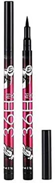 Plethora Sketch Eyeliner 36H Hours Stay Waterproof & Long Lasting (Pack Of 2) 16 ml