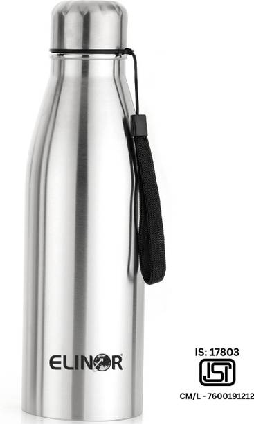 ELINOR SINGLE WALL STEEL BOTTLE WITH DORI CAP FOR EVERYDAY USE AT HOME OFFICE AND GM 1000 ml Stainless Steel Bottle