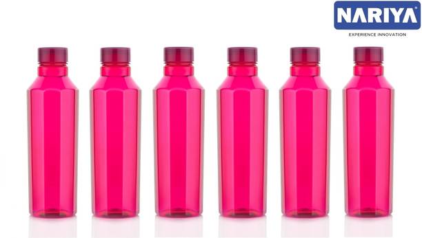 nariya NEW PLASTIC WATERBOTTLE IN WONDERFUL SHAPE LEAK PROOF AND TRANSPARENT BOTTLE 1000 ml Bottle