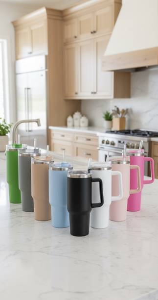 DSR Hot and Cold Tumbler Lid Double Insulated Cup Stain...
