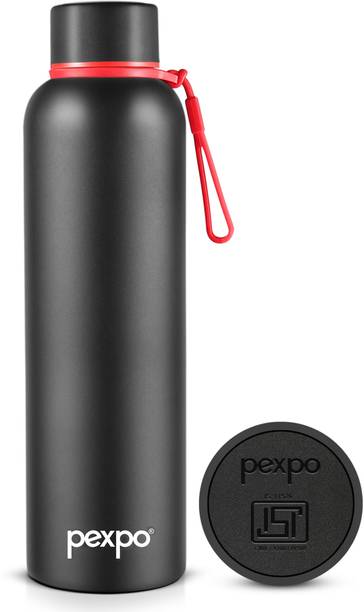 pexpo Bravo 1000, Hot&Cold ISI Certified Insulated Thermosteel Water Bottle Leakproof 1000 ml Flask