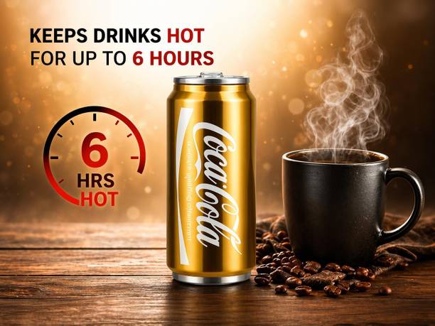 Nexora Coca-Cola Stainless Steel Sipper 300 ml Stainless Steel Sipper