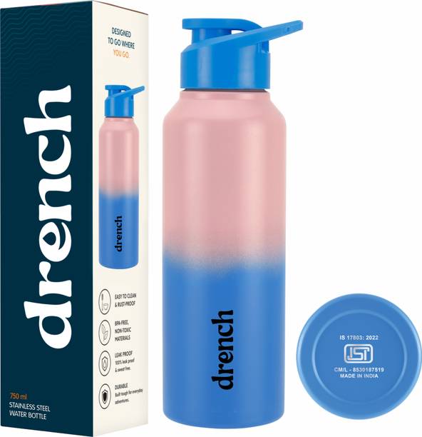 Drench Classic Sipper 750 ml Stainless Steel Bottle