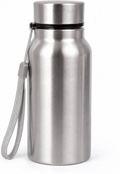 SS ENTERPRISE Stainless Steel Water Bottle 500ml with Strap for School, Office & Travel 500 ml Stainless Steel Flask