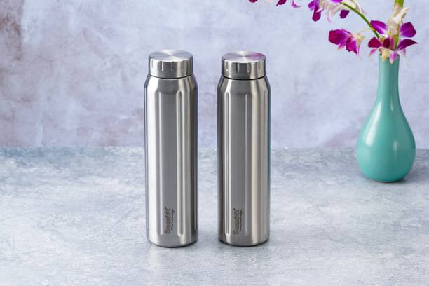 Sumeet Spark-Aqua S.S Leak Proof Water Bottle Office/School/College/Gym/Home/Fridge 900 ml Bottle