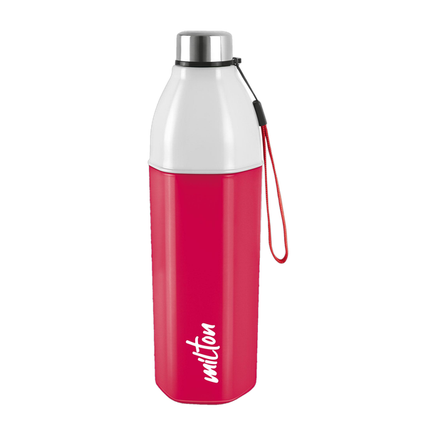 MILTON Kool Hexone 1200 Insulated Water , 1.12 Litres, 1120 ml PET, Stainless Steel Bottle