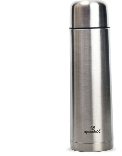 SPEEDEX Thermosteel Vacuum Flask, 18 Hrs Hot and Cold 500 ml Flask (Silver, Steel) 500 ml