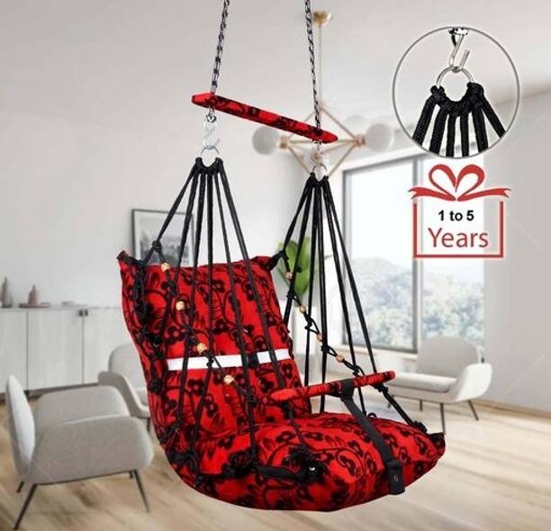JD ENTERPEISE Cotton Swing Chair for Kids Baby's Children Folding and Washable 1-5 Years Swing