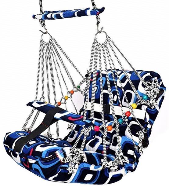 JD ENTERPEISE Blue Circle Baby Swing Bouncer