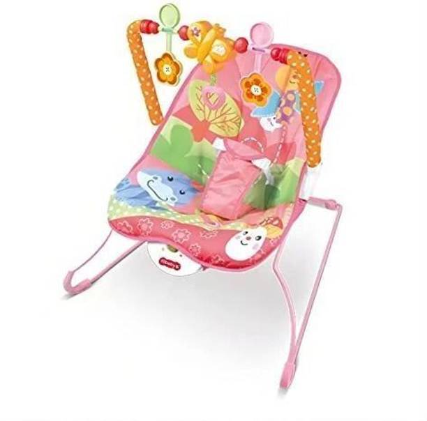 Safe-o-kid Bouncer Cum Rocker with Battery,Safety Harness,Toy Bar,Music and Multi-Recliner Bouncer