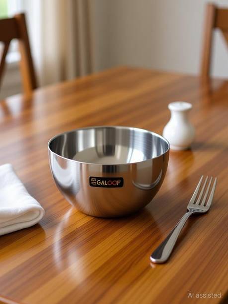 GALOOF Stainless Steel Vegetable Bowl heavy gauge set of 12 Stainless Steel Bowl