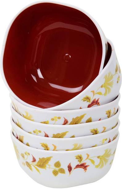 न्यासा melamine bowl, brown प्लास्टिक सर्विंग बाउल