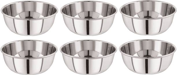 GALOOF Stainless Steel Vegetable Bowl stainless steel heavy gauge bowl set of 6 Stainless Steel Vegetable Bowl