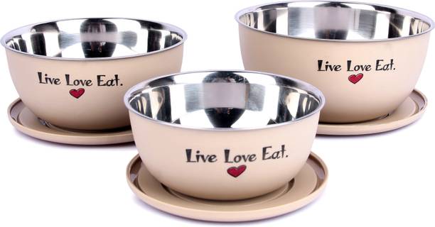 Zaib Food Storage and serving set microwave safe Pack of 3 Serve Casserole Set